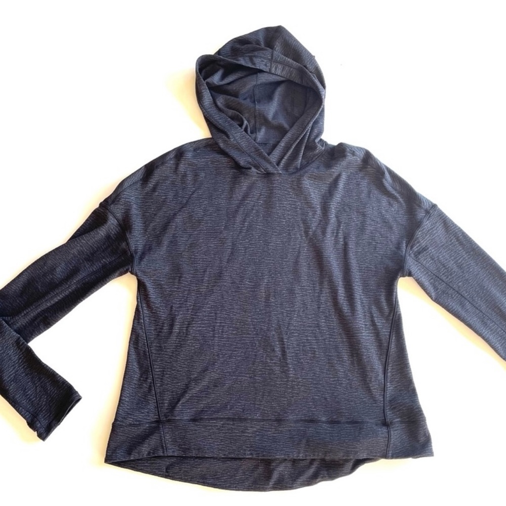 Lululemon hooded long sleeve lightweight gray size 6